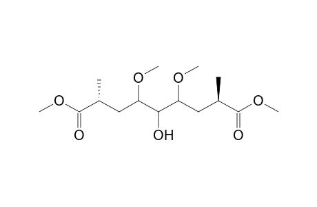 L-glycero-L-manno-Nonaric acid, 2,3,7,8-tetradeoxy-2,8-dimethyl-4,6-di-O-methyl-, dimethyl ester