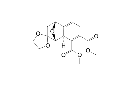 Dimethyl (1RS,2SR,8RS)-10,10-(ethylenedioxy)-11-oxatricyclo[6.2.1.0(2,7)]undeca-3,6-diene-3,4-dicarboxylate