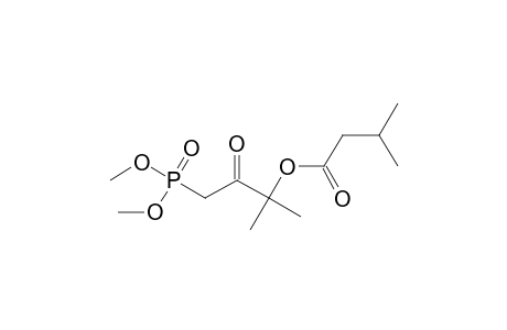 Butanoic acid, 3-methyl-, 3-(dimethoxyphosphinyl)-1,1-dimethyl-2-oxopropyl ester