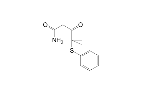Pentanamide, 4-methyl-3-oxo-4-(phenylthio)-