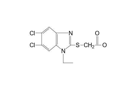 [(5,6-dichloro-1-ethylbenzimidazol-2-yl)thio]acetic acid