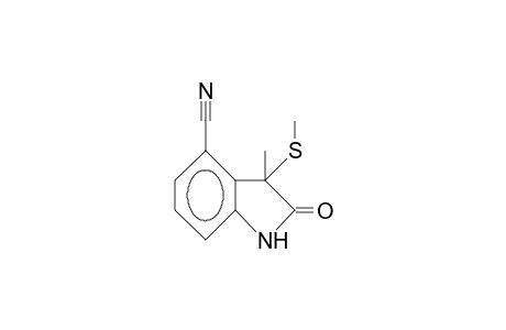 4-CYANO-3-METHYL-3-METHYLTHIOOXINDOL
