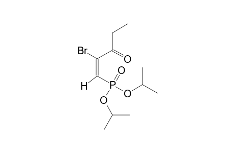 (E)-2-BROM-3-OXO-1-PENTENYL-PHOSPHONSAEUREDIISOPROPYLESTER