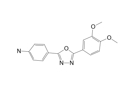 4-[5-(3,4-Dimethoxyphenyl)-1,3,4-oxadiazol-2-yl]aniline