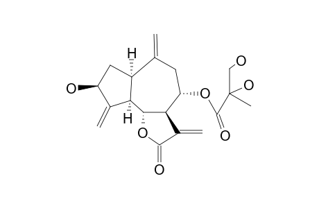 3.alpha.-Dihydro-4(15)-dehydro-grosshemin - .alpha.,.beta.-dihydroxy-isobutyrate