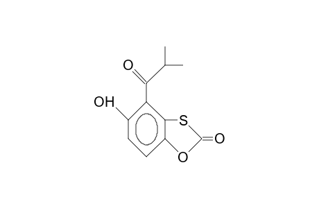 4-Isobutyroyl-5-hydroxy-1,3-benzoxathiol-2-one