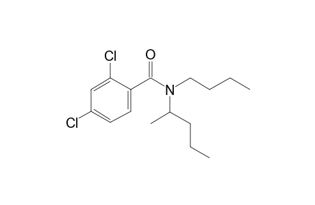 Benzamide, 2,4-dichloro-N-(2-pentyl)-N-butyl-