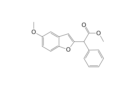 (5-Methoxybenzofuran-2-yl)phenylacetic acid methyl ester