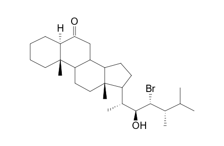 (22R,23S)-23-BROMO-22-HYDROXY-5ALPHA-ERGOSTAN-6-ONE