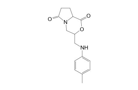 3-(4-methylphenylamino)methyl-tetrahydro-pyrrolo[2,1-c][1,4]oxazine-1,6-dione