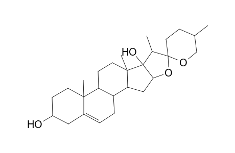 Spirost-5-en-3,17-diol