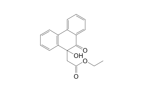 Ethyl 2-(9,10-dihydro-9-hydroxy-10-oxophenanthren-9-yl)acetate