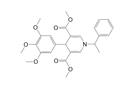 1-(1-phenylethyl)-4-(3,4,5-trimethoxyphenyl)-4H-pyridine-3,5-dicarboxylic acid dimethyl ester