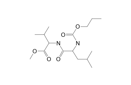 dl-leu-dl-val, N-(N-Propyloxycarbonyl)-, methyl ester