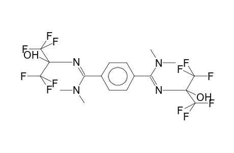 BIS(N2-HYDROXYHEXAFLUOROISOPROPYL-N1,N1-DIMETHYL)TEREPHTHALAMIDINE(SYN/ANTI MIXTURE)