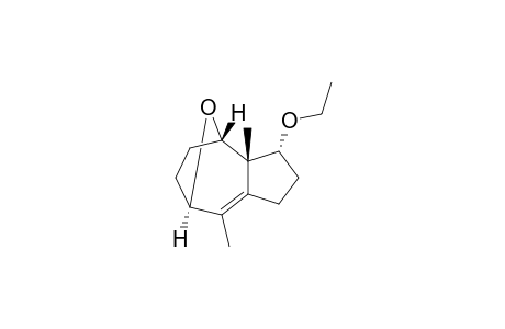 (1S*,2S*,5R*,10R*)-1,6-dimethyl-10-ethoxy-11-oxatricyclo[5.3.0.1(2,5)]undec-6-ene