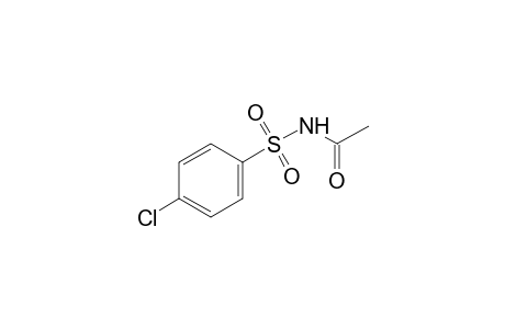 N-[(p-chlorophenyl)sulfonyl]acetamide