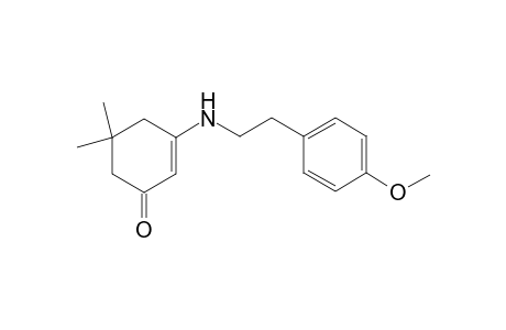 3-{[2-(4-Methoxyphenyl)ethyl]amino}-5,5-dimethyl-2-cyclohexen-1-one