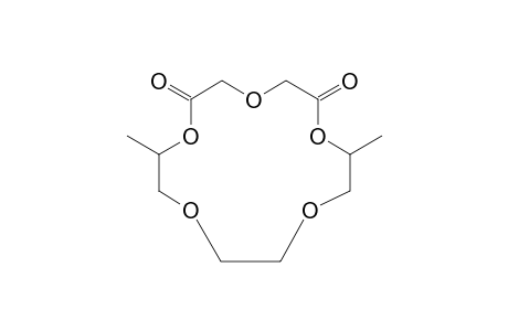 8,15-dimethyl-1,4,7,10,13-pentaoxacyclopentadecane-2,6-dione