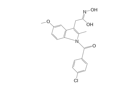 1-(p-chlorobenzoyl)-5-methoxy-2-methylindole-3-acetohydroxamic acid
