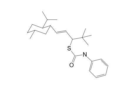 N-Phenyl-S-[1'-(T-butyl)allyl]-3-(2''-isopropyl-5""""-methylcyclohexyl)-.alpha.-thiocarbamate