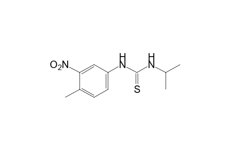 1-isopropyl-3-(3-nitro-p-tolyl)-2-thiourea