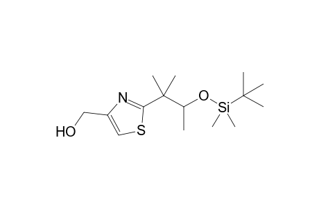 (RS)-2-(2'-tert-Butyldimethylsilyloxy-1',1'-dimethylpropyl)-4-hydroxymethylthiazole