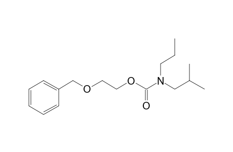 Carbonic acid, monoamide, N-propyl-N-isobutyl-, 2-(benzyloxy)ethyl ester