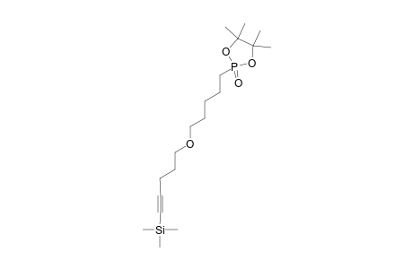 5-[5-(2-keto-4,4,5,5-tetramethyl-1,3-dioxa-2$l^{5}-phosphacyclopent-2-yl)pentoxy]pent-1-ynyl-trimethyl-silane