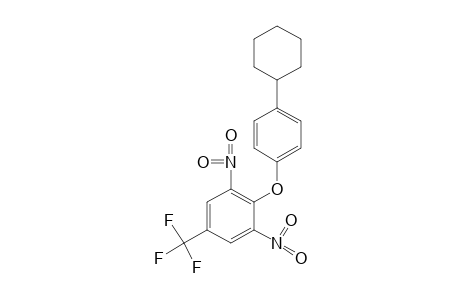 p-CYCLOHEXYLPHENYL 2,6-DINITRO-alpha,alpha,alpha-TRIFLUORO-p-TOLYL ETHER