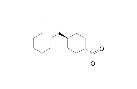 Trans-cyclohexanecarboxylic acid, 4-octyl-