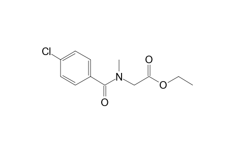 Sarcosine, N-(4-chlorobenzoyl)-, ethyl ester