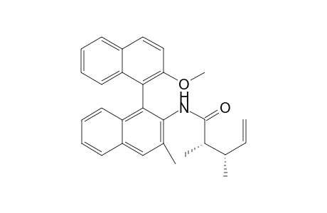 (2S,3S)-2,3-Dimethyl-4-pentanoic acid (S)-N-(2'-Methoxy-3-methyl[1,1']binaphthalene-2-yl)amide
