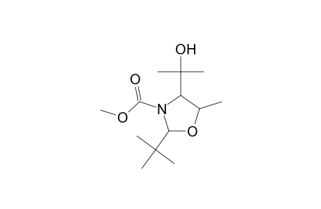 Methyl 2-tert-butyl-4-(1-hydroxy-1-methylethyl)-5-methyl-1,3-oxazolidine-3-carboxylate