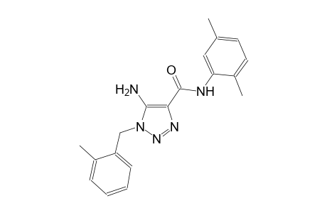 1H-1,2,3-triazole-4-carboxamide, 5-amino-N-(2,5-dimethylphenyl)-1-[(2-methylphenyl)methyl]-
