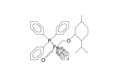 (+)-(S)-Carbonyl-(cyclopentadienyl)-menthyloxymethyl-(triphenyl-phosphine)-iron