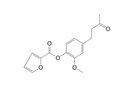 2-furoic acid, 2-methoxy-4-(3-oxobutyl)phenyl ester