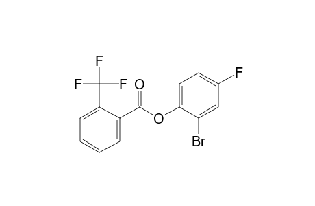 2-Trifluoromethylbenzoic acid, 2-bromo-4-fluorophenyl ester