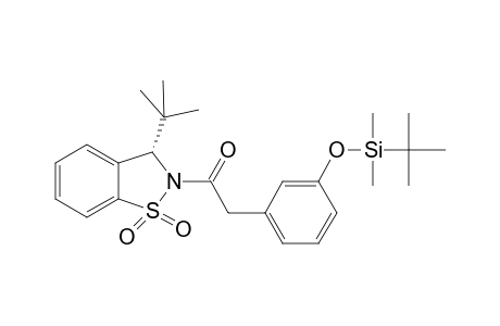 2-[3-(tert-Butyldimethylsilyloxy)phenyl]-1-(3(S)-tert-butyl-1,1-dioxo-1,3-dihydro-1.lambda.6-benzo[d]isothiazol-2-yl)ethanone