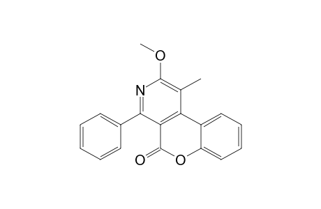 5H-[1]Benzopyrano[3,4-c]pyridin-5-one, 2-methoxy-1-methyl-4-phenyl-