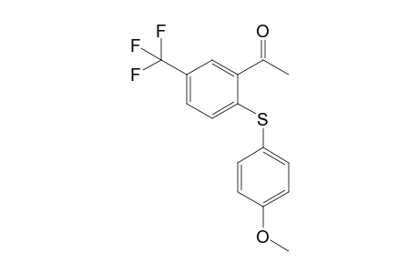 2-Acetyl-4-trifluoromethylphenyl 4-methoxyphenyl sulfide