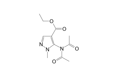 Ethyl 5-(N-acetylacetamido)-1-methylpyrazole-4-carboxylate