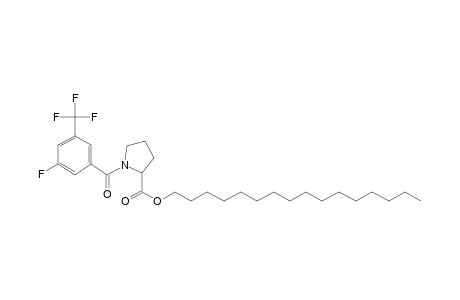 L-Proline, N-(3-fluoro-5-trifluoromethylbenzoyl)-, hexadecyl ester