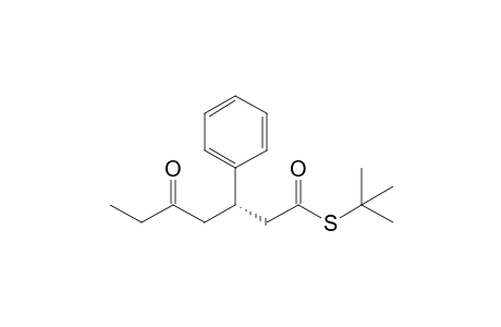 S-Tert-butyl (S)-5-oxo-3-phenylheptanethioate