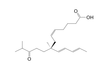 (8R)-8-METHYL-8-(4-METHYL-3-OXOPENTYL)-5Z,9E,11E-TRIDECATRIENOIC ACID