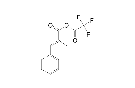 .alpha.-Methyl cinnamic trifluoroacetic anhydride