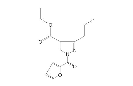 1-(2-furoyl)-3-propylpyrazole-4-carboxylic acid, ethyl ester
