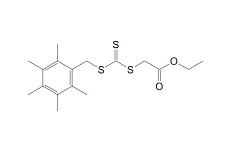mercaptoacetic acid, ethyl ester, (2,3,4,5,6-pentamethylbenzyl) trithiocarbonate