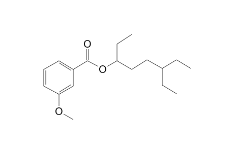 3-Methoxybenzoic acid, 6-ethyl-3-octyl ester