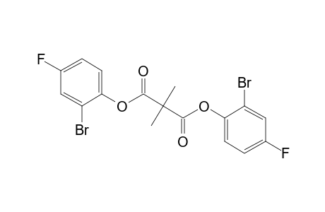 Dimethylmalonic acid, di(2-bromo-4-fluorophenyl) ester